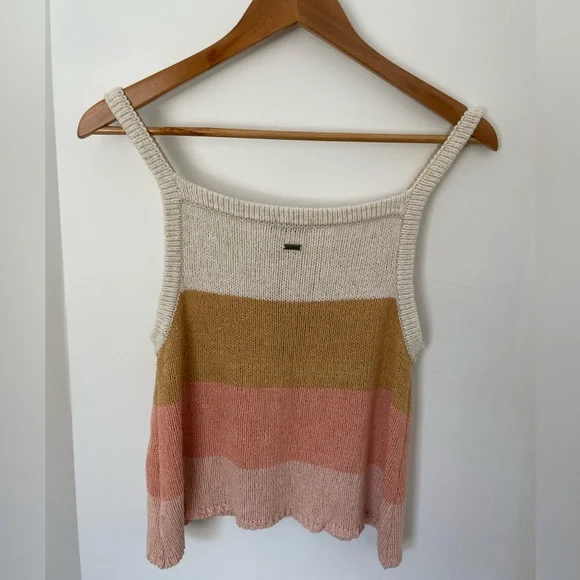 GHANDA knit singlet top size Medium - Picture 3 of 3